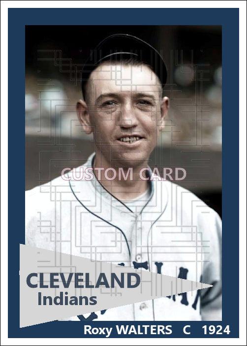Roxy Walters - 1924 Cleveland Indians - choose a size & style