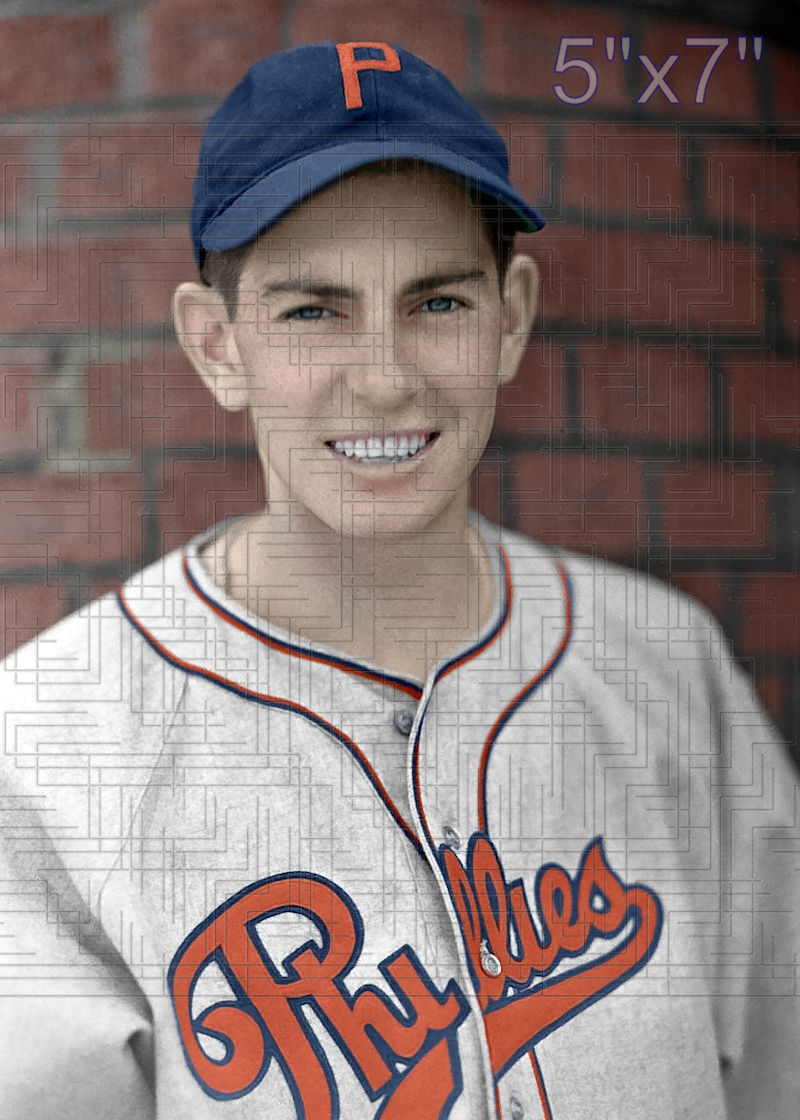 Roy Bruner - 1939-41 Philadelphia Phillies - choose a size & style