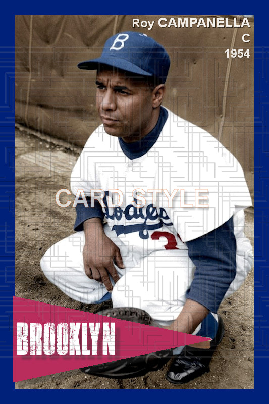 Roy Campanella - 1954 Brooklyn Dodgers - choose a size & style