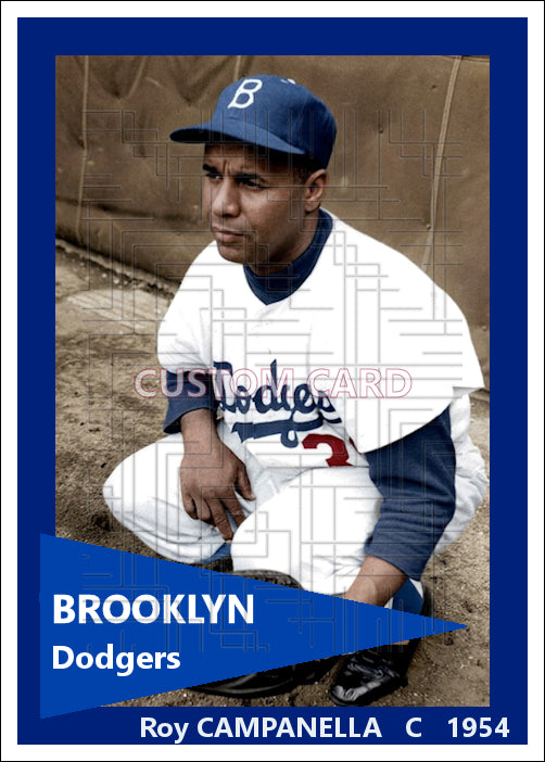 Roy Campanella - 1954 Brooklyn Dodgers - choose a size & style