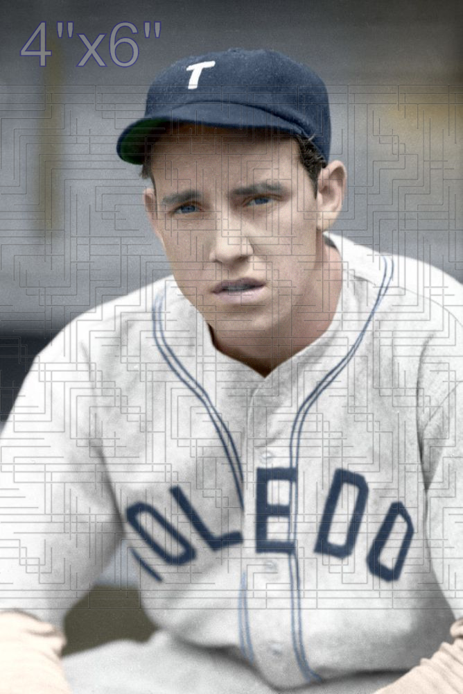 Roy Cullenbine - 1937-38 Toledo Mud Hens - choose a size & style