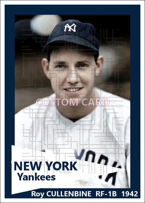 Roy Cullenbine - 1942 New York Yankees - choose a size & style