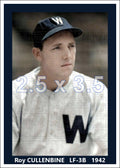 Roy Cullenbine - 1942 Washington Senators - choose a size & style