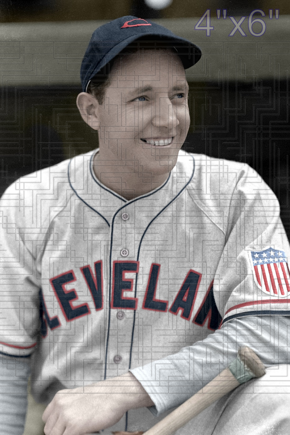 Roy Cullenbine - 1943 Cleveland Indians - choose a size & style