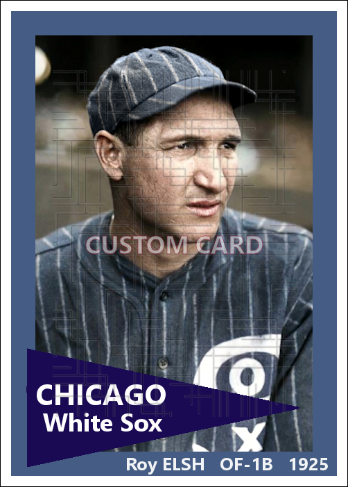 Roy Elsh - 1925 Chicago White Sox - choose a size & style
