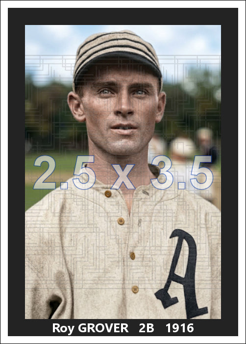Roy Grover - 1916 Philadelphia Athletics - choose a size & style