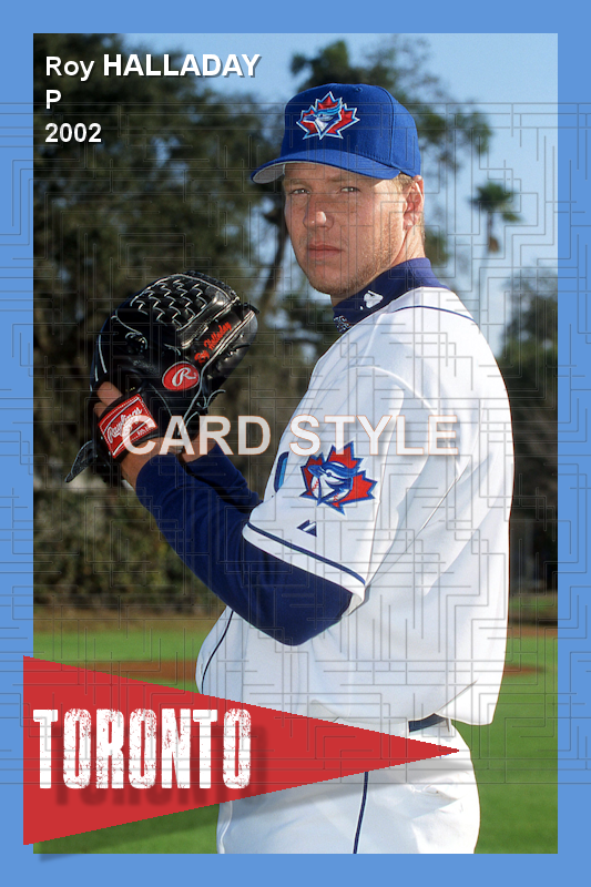 Roy Halladay - 2002 Toronto Blue Jays - choose a size & style