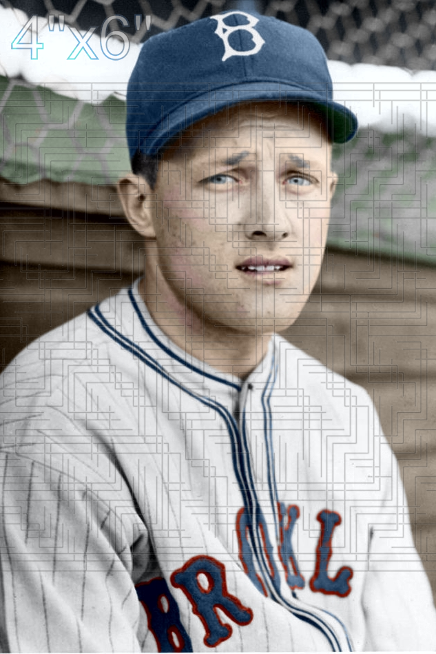 Roy Henshaw - 1937 Brooklyn Dodgers - choose a size & style
