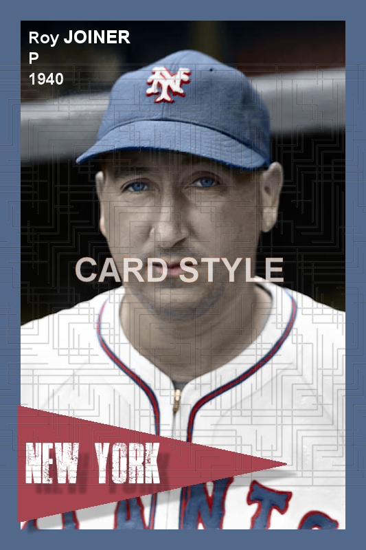 Roy Joiner - 1940 New York Giants - choose a size & style