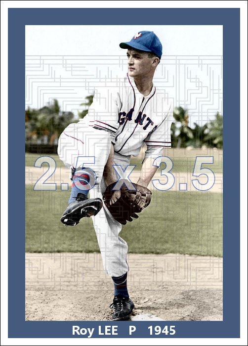 Roy Lee - 1945 New York Giants - choose a size & style
