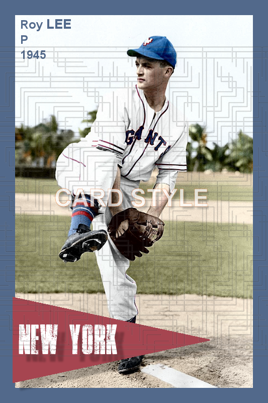 Roy Lee - 1945 New York Giants - choose a size & style