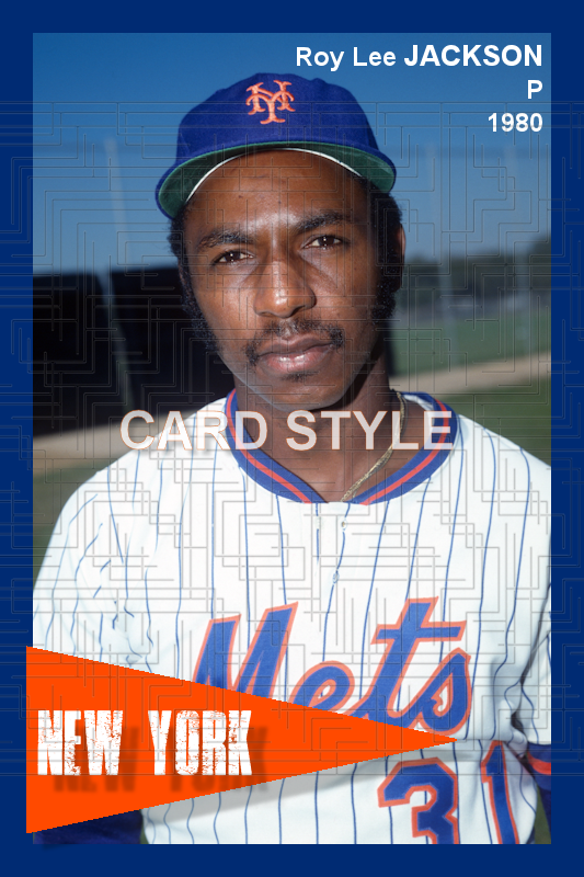 Roy Lee Jackson - 1980 New York Mets - choose a size & style