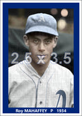 Roy Mahaffey - 1934 Philadelphia Athletics - choose a size & style