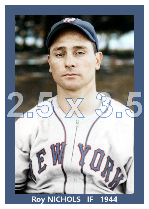 Roy Nichols - 1944 New York Giants - choose a size & style