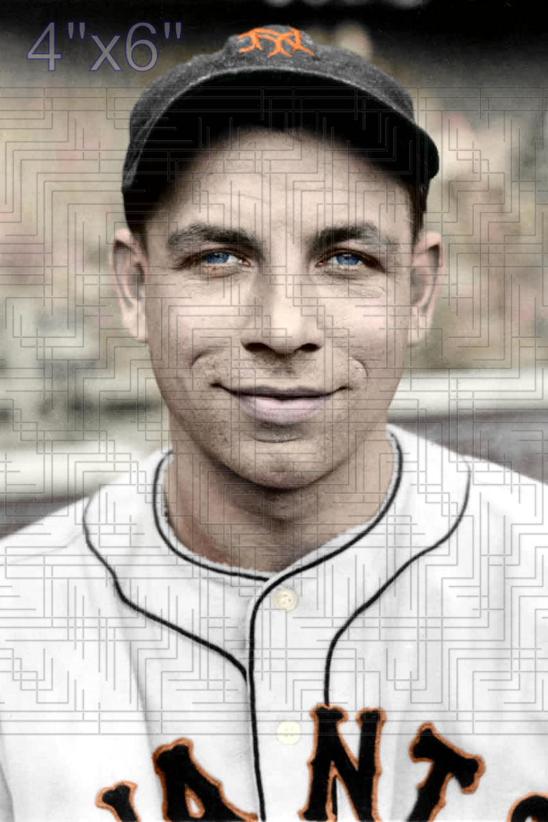 Roy Parmelee - 1933 New York Giants - choose a size & style