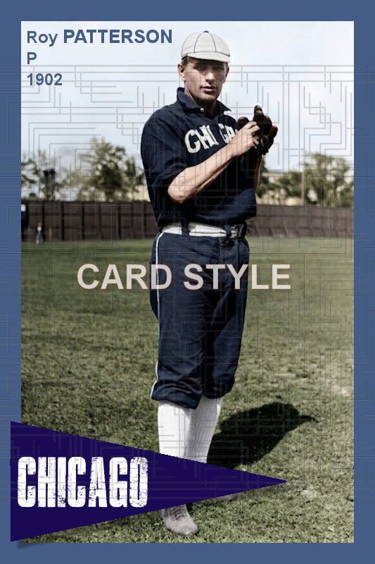 Roy Patterson - 1902 Chicago White Sox - choose a size & style