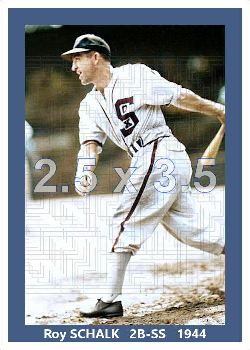 Roy Schalk - 1944 Chicago White Sox - choose a size & style