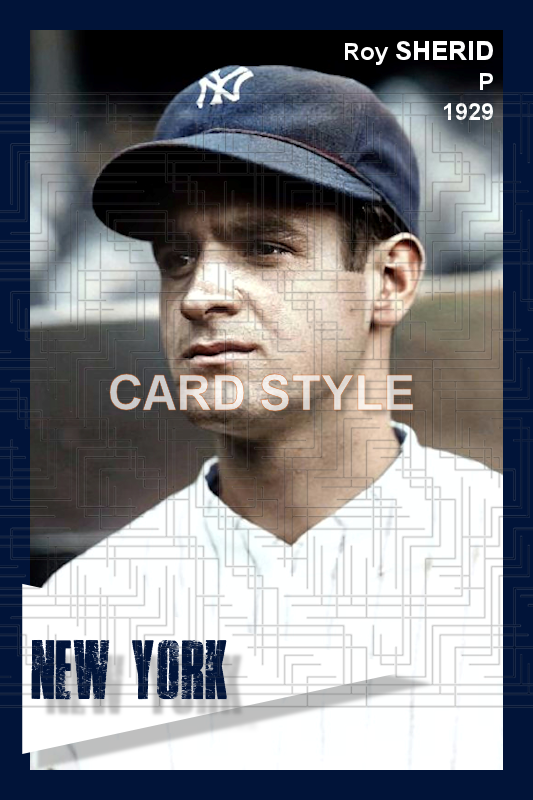 Roy Sherid - 1929 New York Yankees - choose a size & style