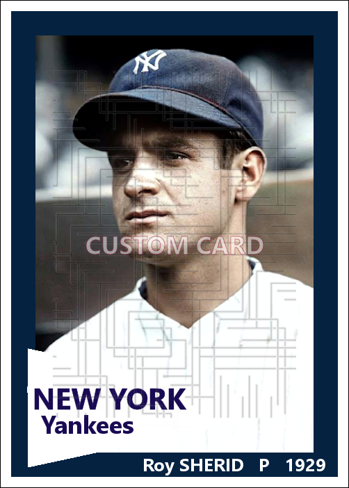 Roy Sherid - 1929 New York Yankees - choose a size & style
