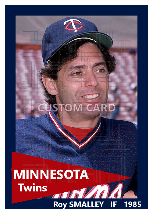 Roy Smalley - 1985 Minnesota Twins - choose a size & style