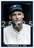 Roy Spencer - 1932 Washington Senators - choose a size & style