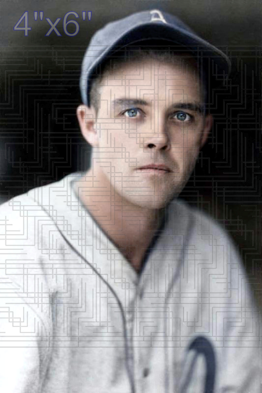 Roy Vaughn - 1934 Philadelphia Athletics - choose a size & style