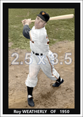 Roy Weatherly - 1950 New York Giants - choose a size & style