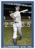 Roy Zimmerman - 1945 New York Giants - choose a size & style