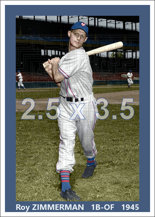 Roy Zimmerman - 1945 New York Giants - choose a size & style