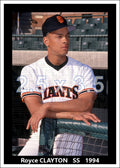Royce Clayton - 1994 San Francisco Giants - choose a size & style