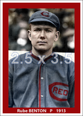 Rube Benton - 1913 Cincinnati Reds - choose a size & style