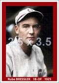 Rube Bressler - 1925 Cincinnati Reds - choose a size & style
