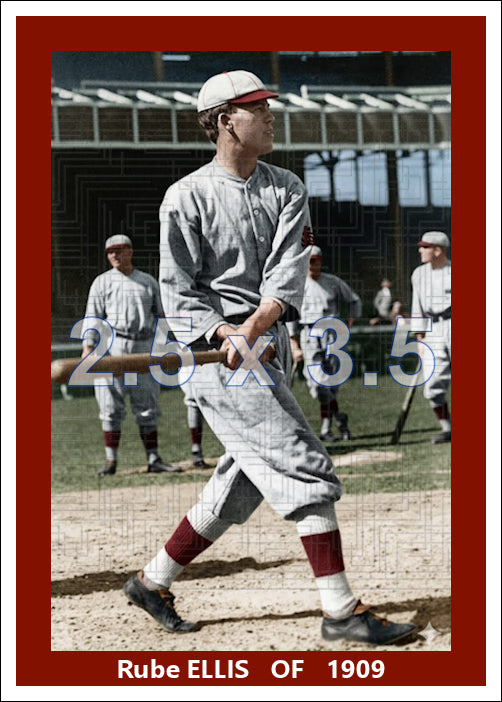 Rube Ellis - 1909 St. Louis Cardinals - choose a size & style
