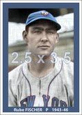Rube Fischer - 1943-46 New York Giants - choose a size & style