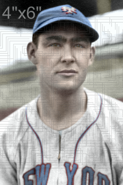 Rube Fischer - 1943-46 New York Giants - choose a size & style