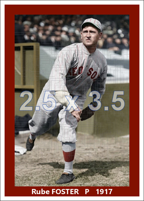 Rube Foster - 1917 Boston Red Sox - choose a size & style
