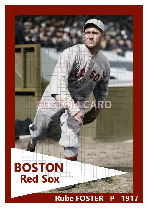 Rube Foster - 1917 Boston Red Sox - choose a size & style