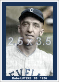 Rube Lutzke - 1926 Cleveland Indians - choose a size & style