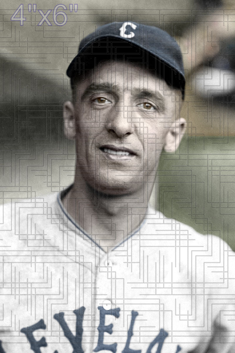 Rube Lutzke - 1926 Cleveland Indians - choose a size & style