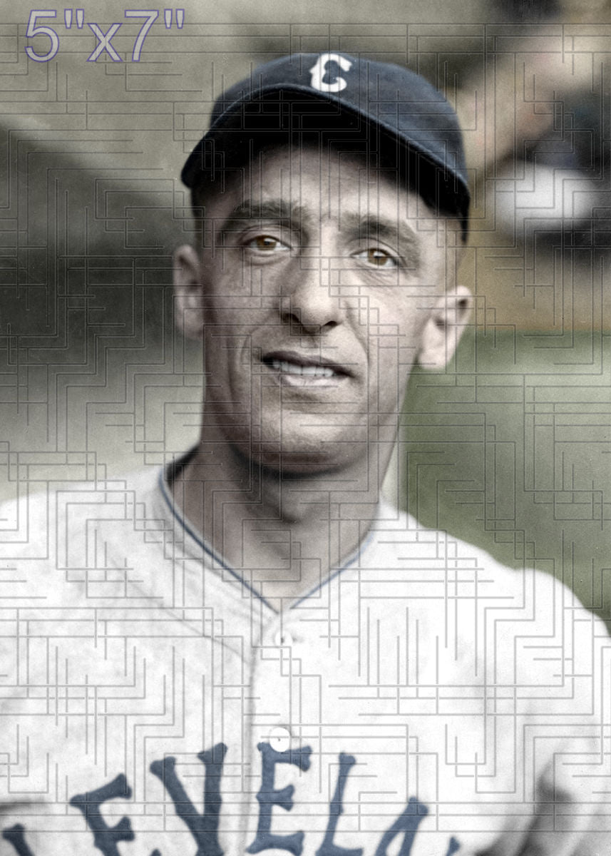 Rube Lutzke - 1926 Cleveland Indians - choose a size & style