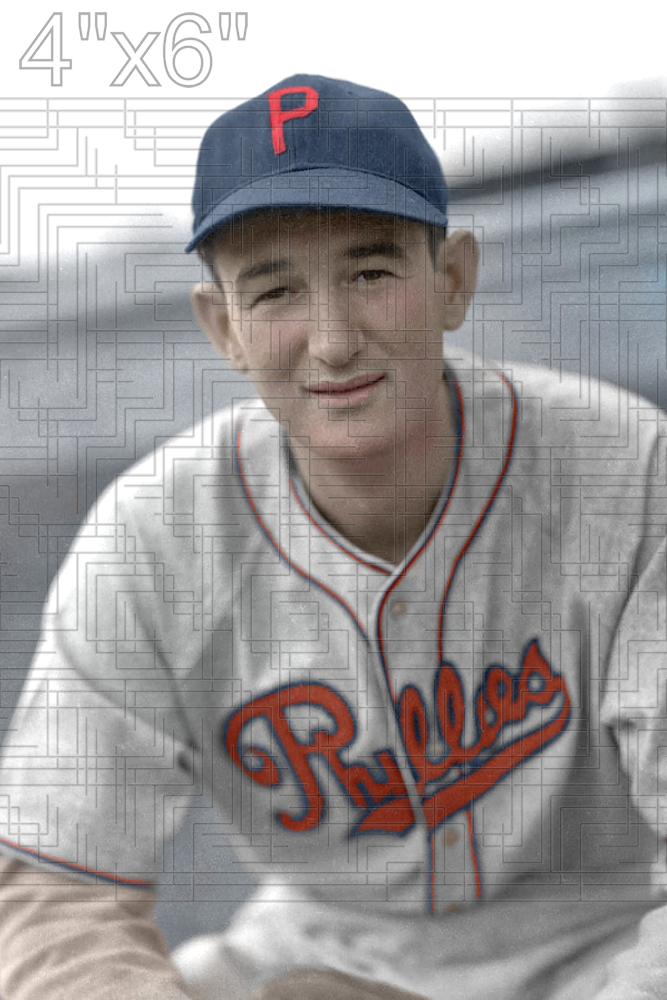 Rube Melton - 1941 Philadelphia Phillies - choose a size & style