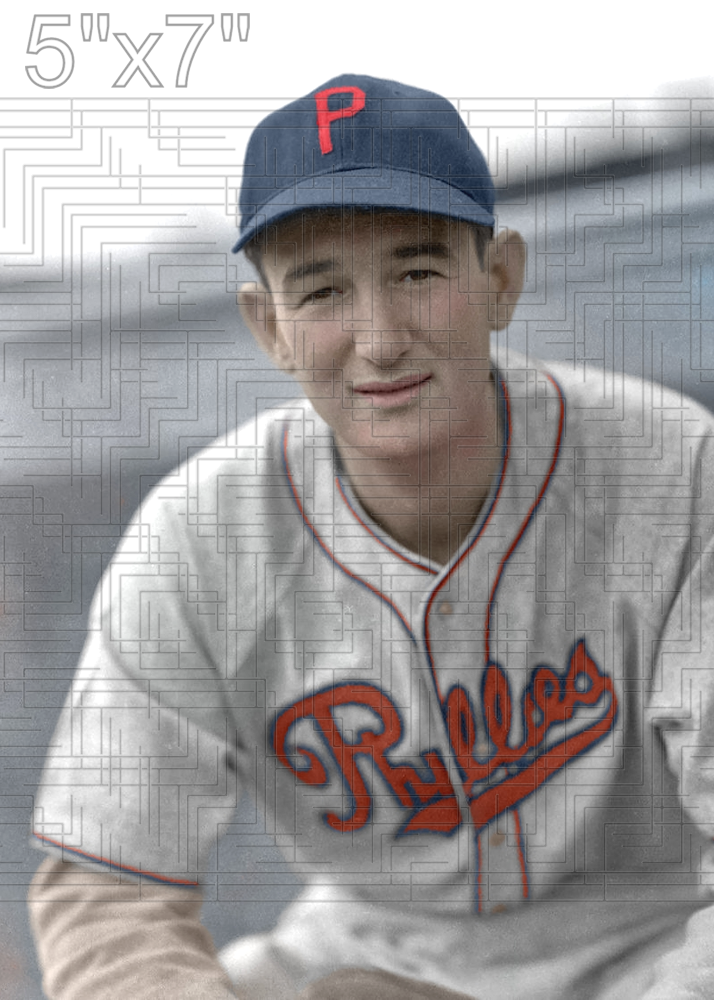 Rube Melton - 1941 Philadelphia Phillies - choose a size & style