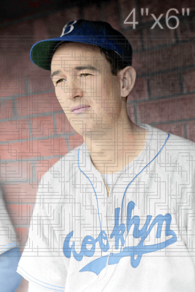 Rube Melton - 1943 Brooklyn Dodgers - choose a size & style