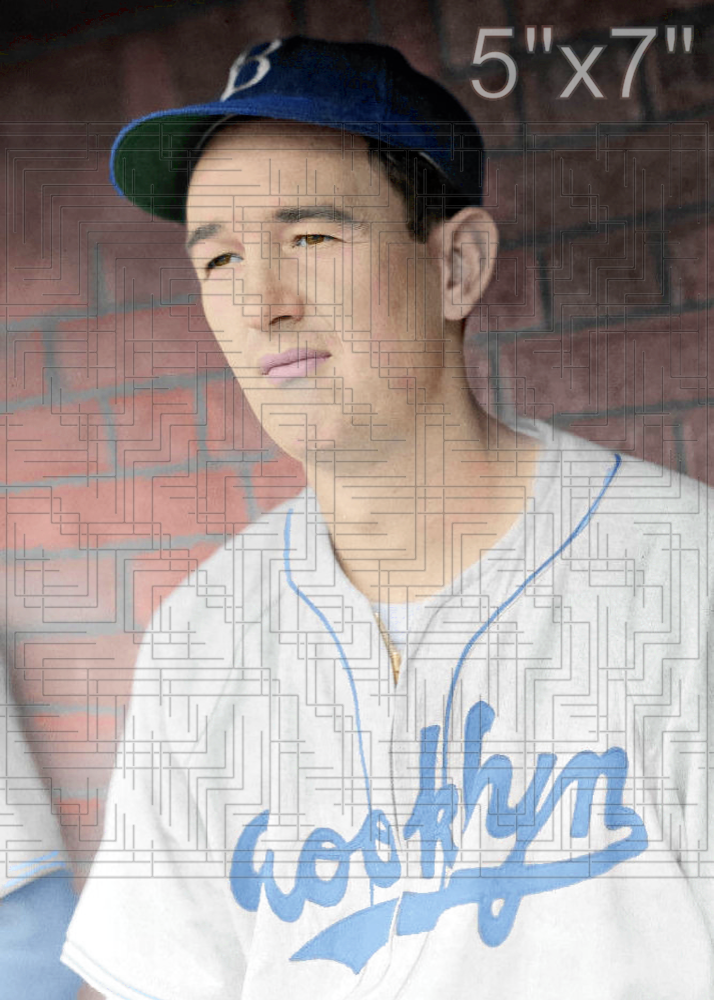 Rube Melton - 1943 Brooklyn Dodgers - choose a size & style