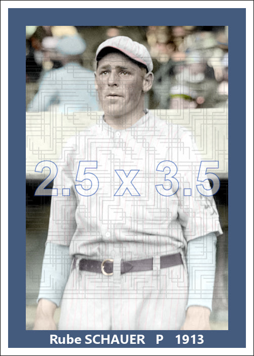 Rube Schauer - 1913 New York Giants - choose a size & style