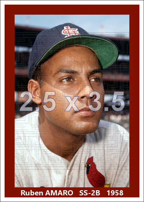 Ruben Amaro - 1958 St. Louis Cardinals - choose a size & style