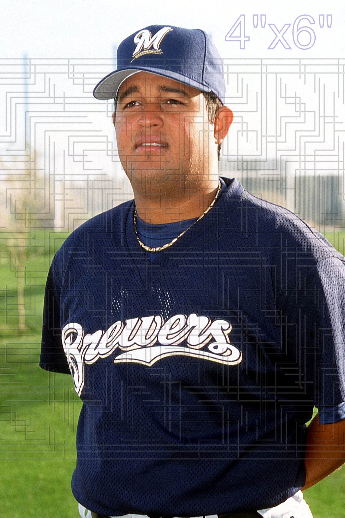 Ruben Quevedo - 2002 Milwaukee Brewers - choose a size & style