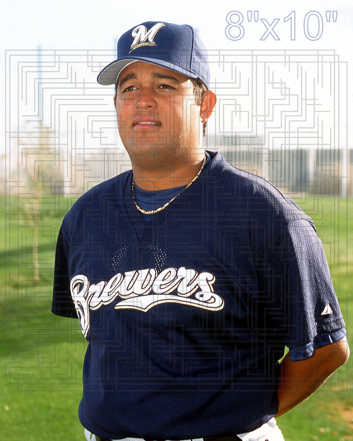 Ruben Quevedo - 2002 Milwaukee Brewers - choose a size & style