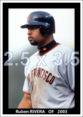 Ruben Rivera - 2003 San Francisco Giants - choose a size & style