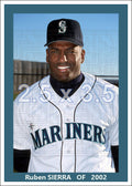 Ruben Sierra - 2002 Seattle Mariners - choose a size & style